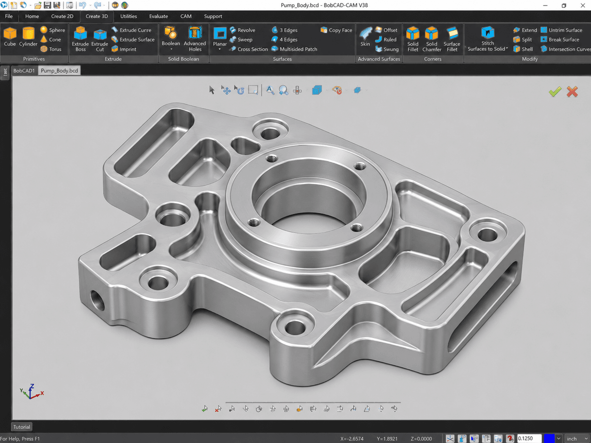 BobCAD Design – CAD Modeling